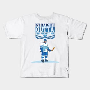 Straight outta the penalty box Kids T-Shirt